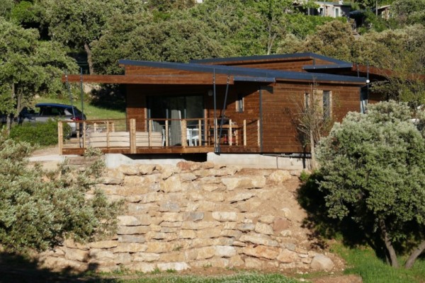 Chalet Portissol with private Spa - 35m² - 2 bedrooms 1/5 Ppl. - Campasun Camping Mas de Pierredon