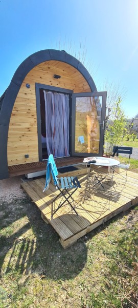 Pod Hôtelier "Cocoon" : the comfort of a hotel room in an unusual accommodation 100% nature 1/2 Ppl. - Camping LES CALQUIERES
