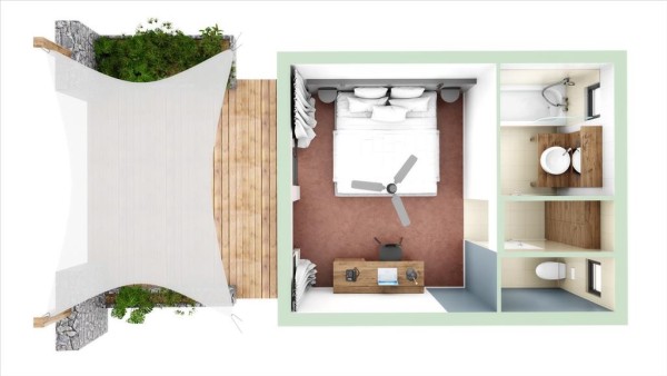 Double room - Superior with terrace - Dimitile Hôtel & Spa