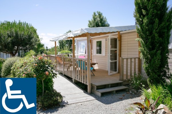 Cottage Zen adapted to the people with reduced mobility - 2 Bedrooms 4 Ppl. - Camping Seasonova Saint Michel