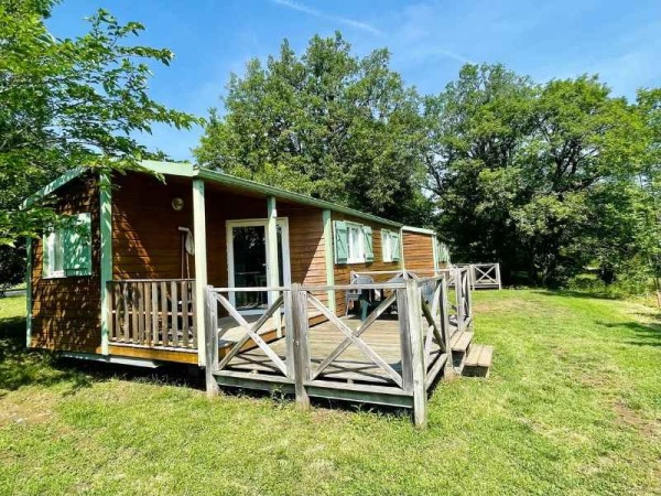 Mobiles-homes Comfort + / 2 bedrooms / Air conditioning - double terrace 1/7 Ppl. - Camping Quercy Vacances ****