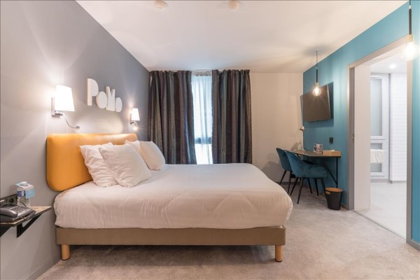 Chambre Double - Accès PMR - PoMo Hôtel & Restaurant