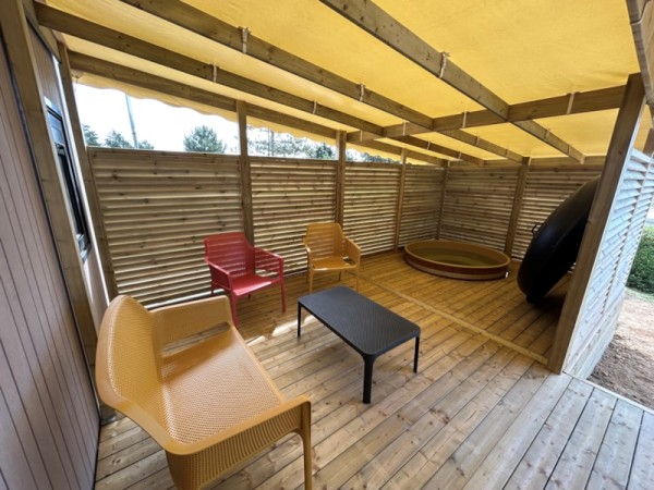 Mobile-home Premium Terrace Nordic bath 6 Ppl. - Camping Belle Etoile
