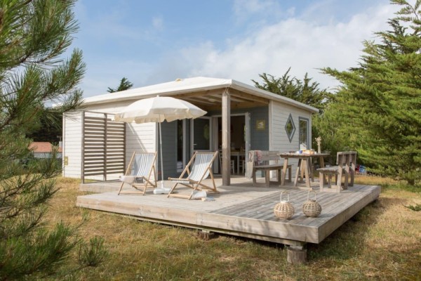 Chalet - 3 chambres **** 6 Pers. - Camping Sandaya Domaine le  Midi