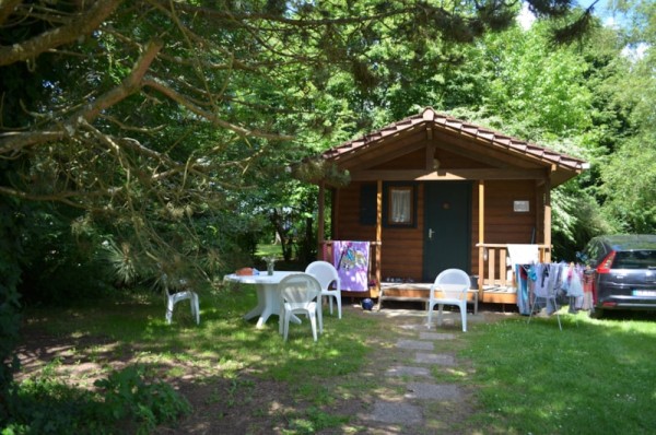Mini-chalet Isabelle without toilet blocks 4 Ppl. - Camping de Saulieu