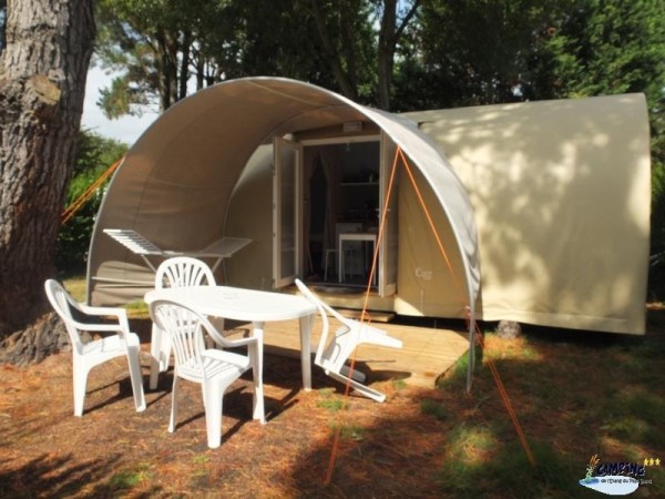 Coco Sweet (2 bedrooms) -  without WC without running water 4 Ppl. - Camping L'Étang du Pays Blanc