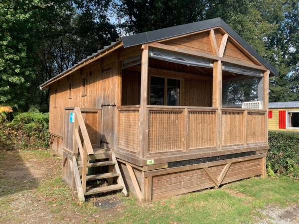 Hut 4/6 persons 2 bedrooms + 1 convertible in the living room 4/6 Ppl. - Camping L'Étang du Pays Blanc