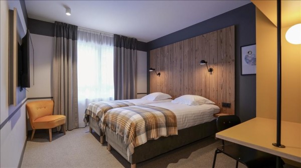 Chambre Double ou Twin vue Mont-Blanc - PLAN B HOTEL - LIVING CHAMONIX